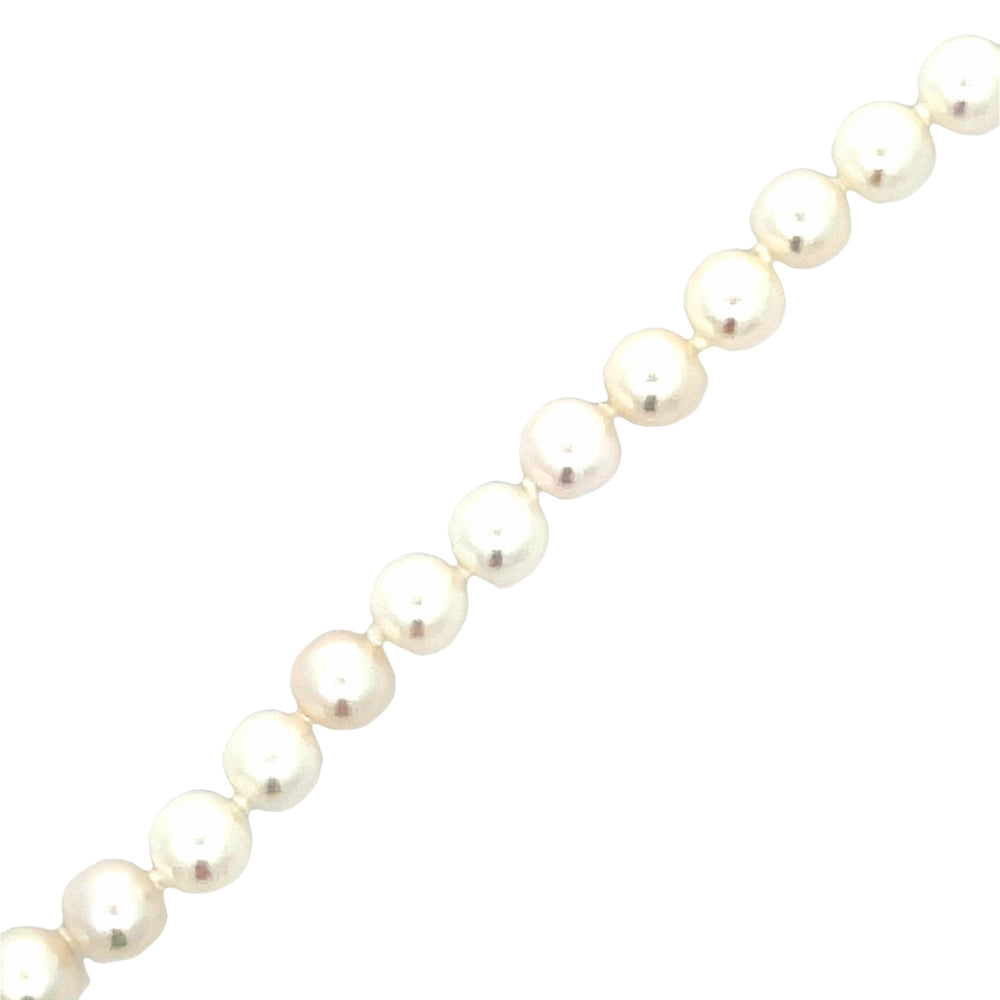 14k Yellow Gold 6-6.5mm Akoya Pearl Bracelet