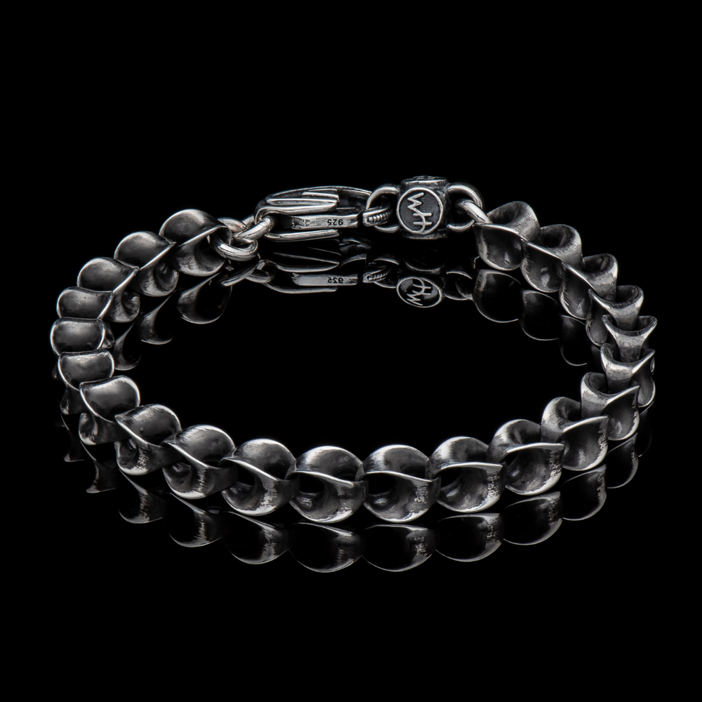 Men's Sterling Silver Vardia Bracelet by William Henry Studio