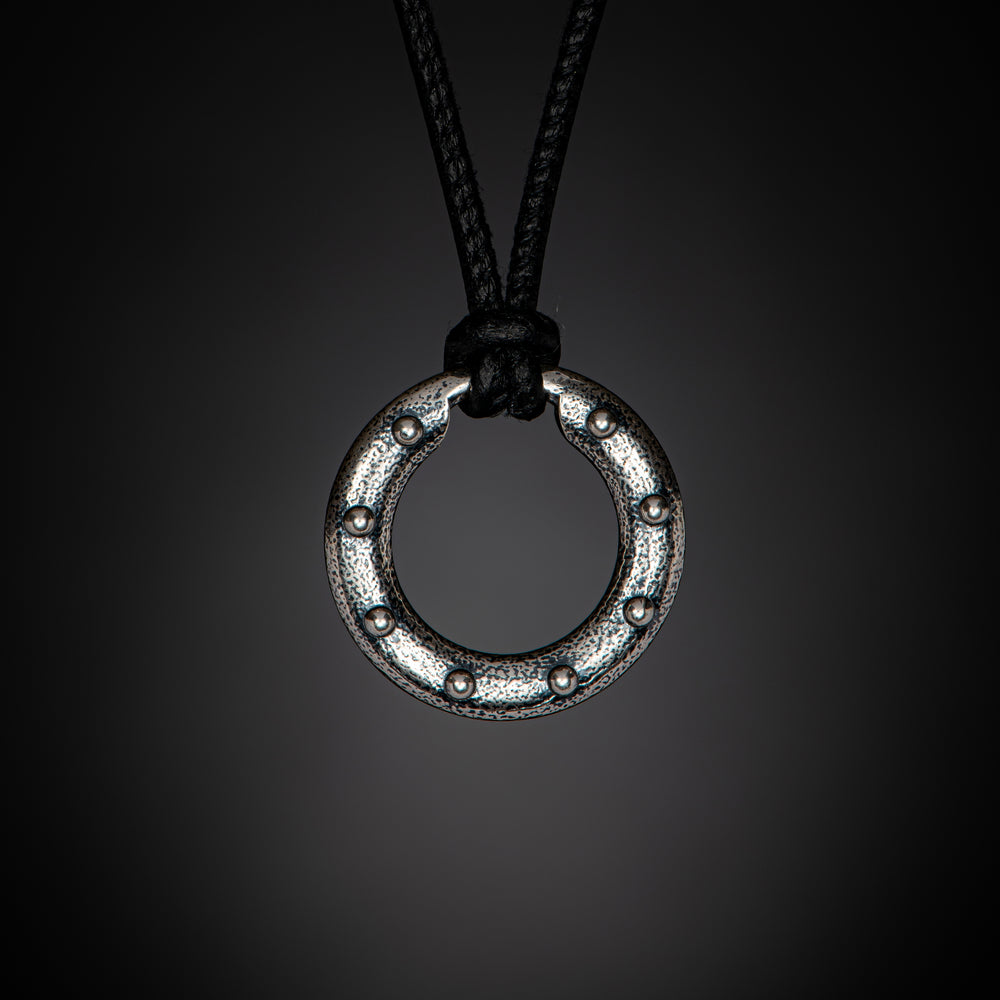Men's Sterling Silver Orbit Pendant by William Henery Studio
