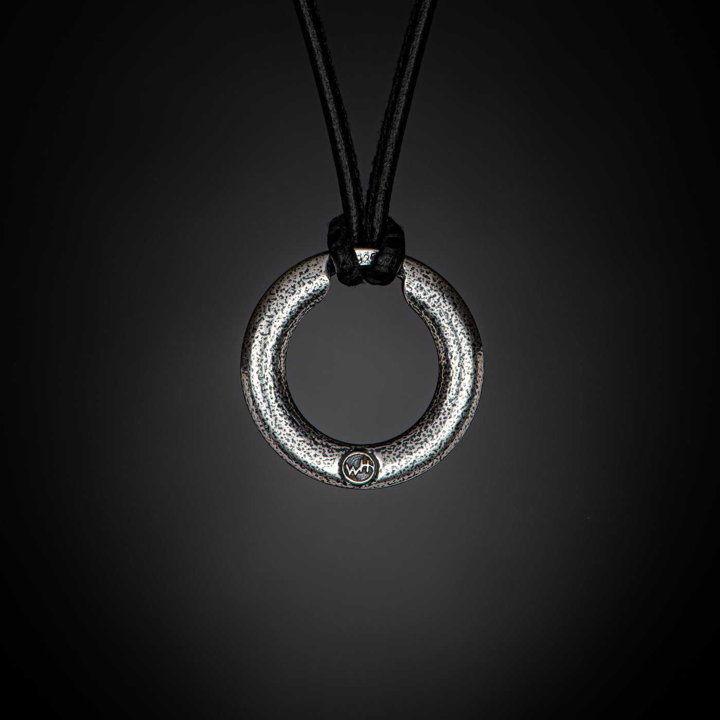 Men's Sterling Silver Orbit Pendant by William Henery Studio