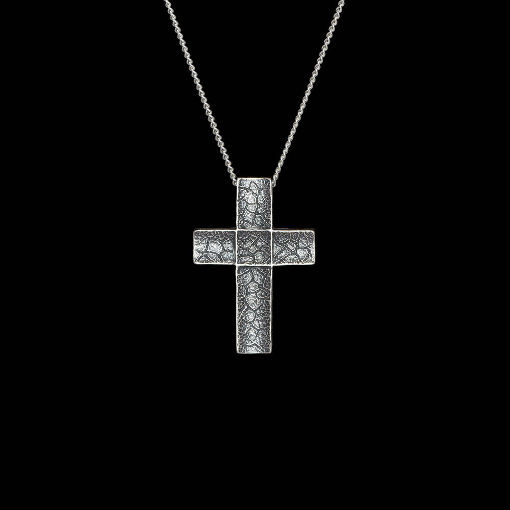 Men's Sterling Silver Unum Cross Pendant by William Henry Studio