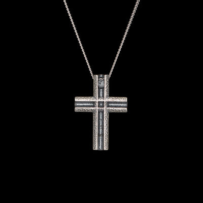 Men's Sterling Silver Unum Cross Pendant by William Henry Studio
