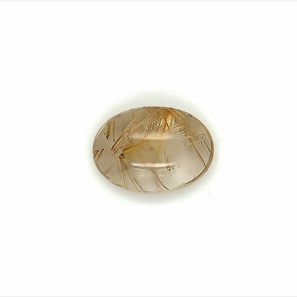 Rutilated Quartz - Oval Cabochon Cut (19.20ct.)