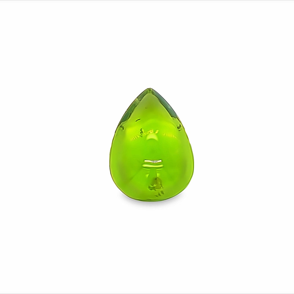 Peridot - Pear Shape Cabochon Cut (14.17ct.)