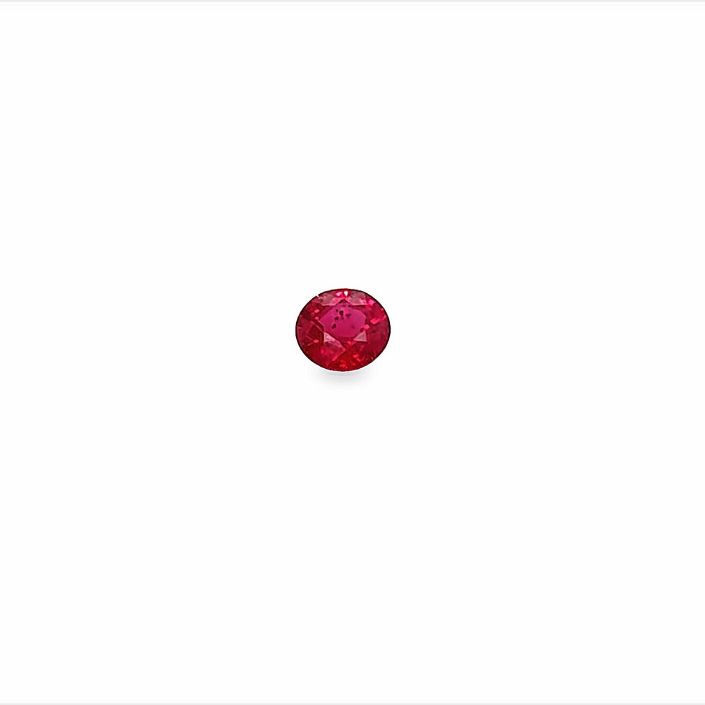 Ruby - Round Brilliant Cut (0.56ct.)