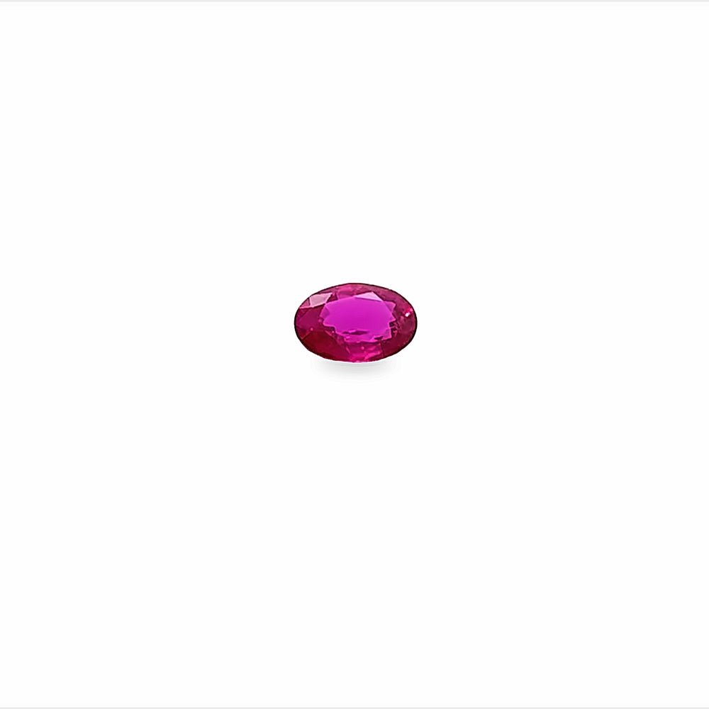 Ruby - Oval Cut (0.82ct.)