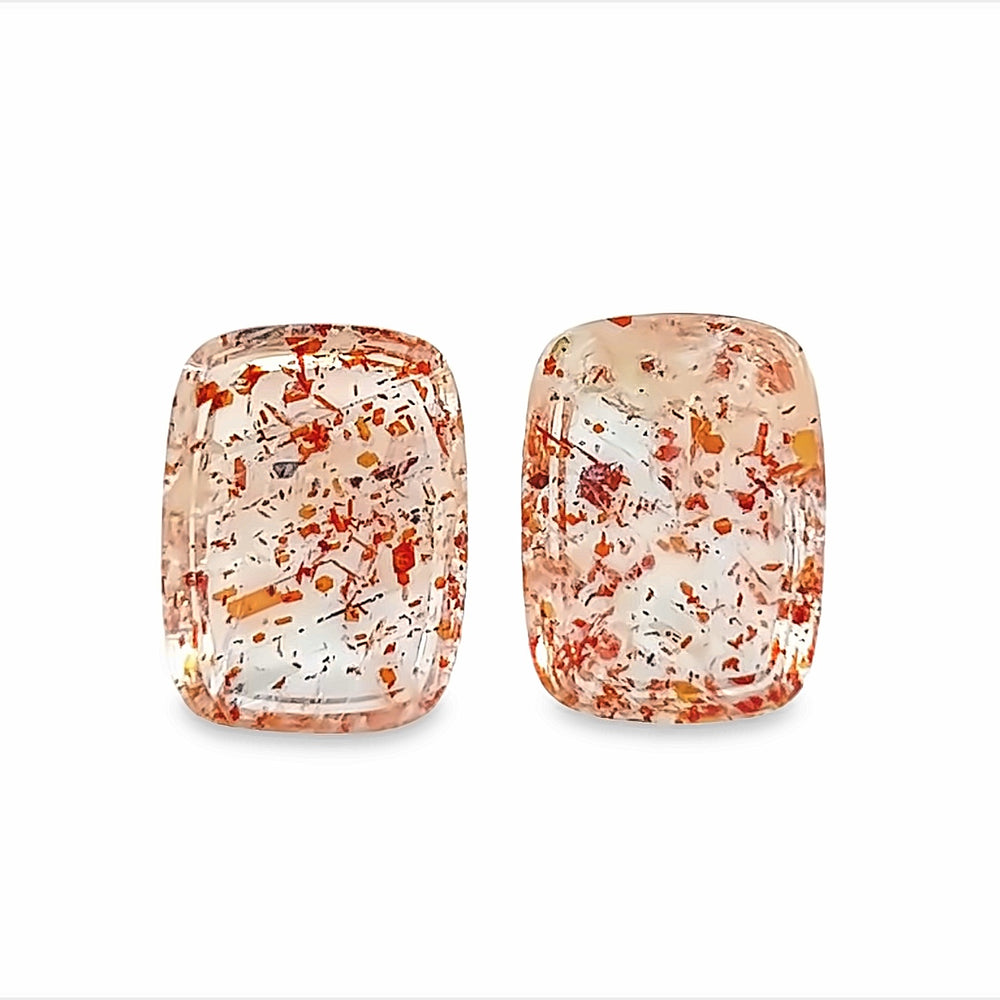 Sunstone - Matched Pair (20.18ctw.)