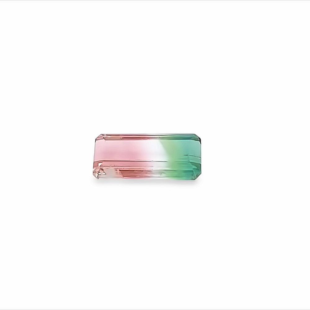 Watermelon Tourmaline - Emerald Cut (2.68ct.)