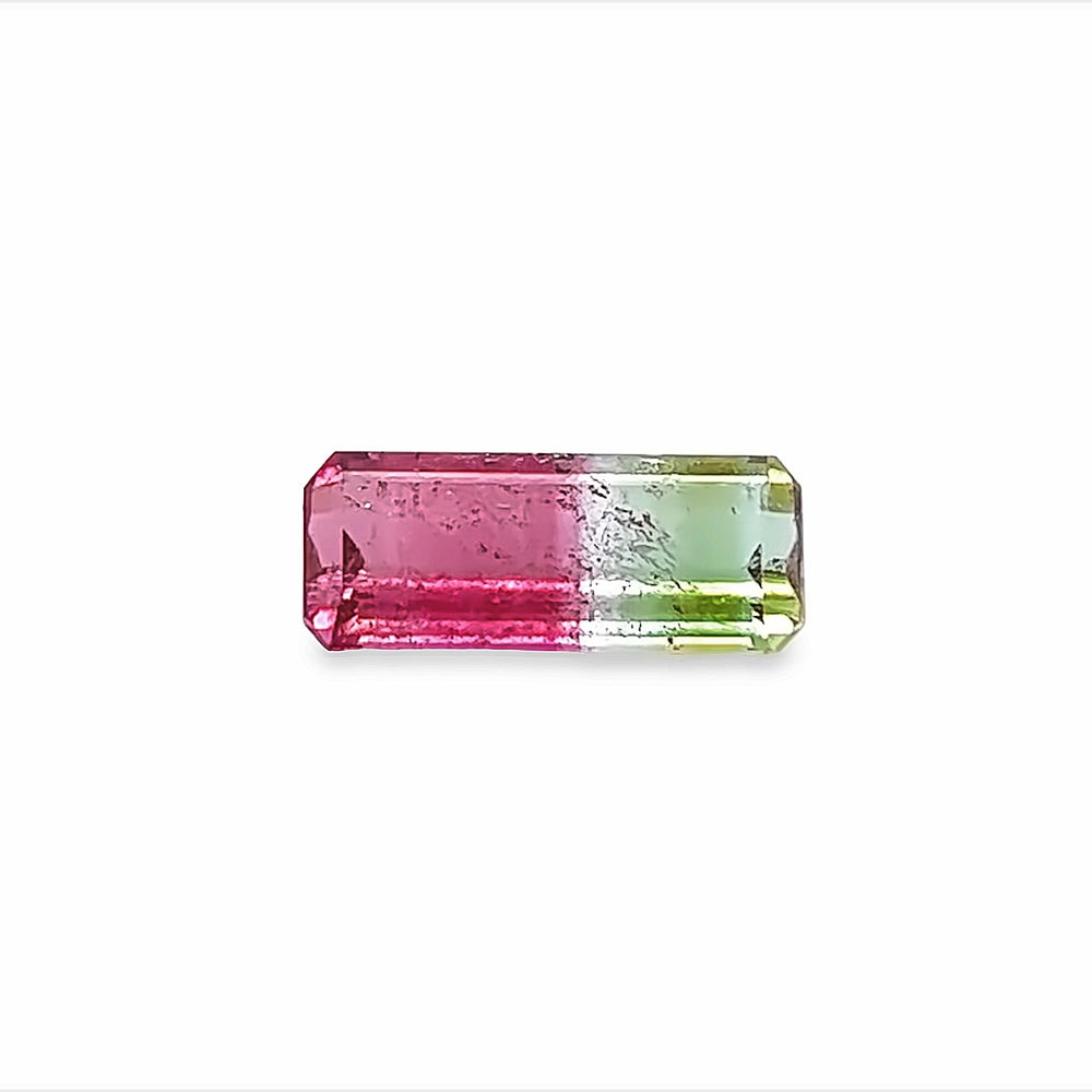 Watermelon Tourmaline - Emerald Cut (5.09ct.)