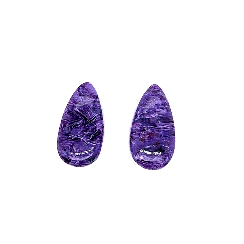 Charoite - Matched Pair (19.91ctw.)