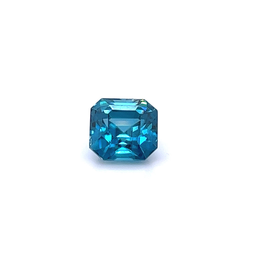 Blue Zircon - Octagonal Step Cut (8.41ct.)