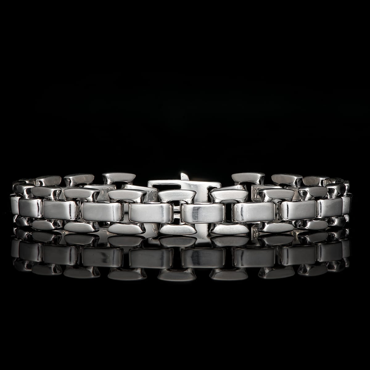 Men's Sterling Silver Link Bracelet by William Henry Studio